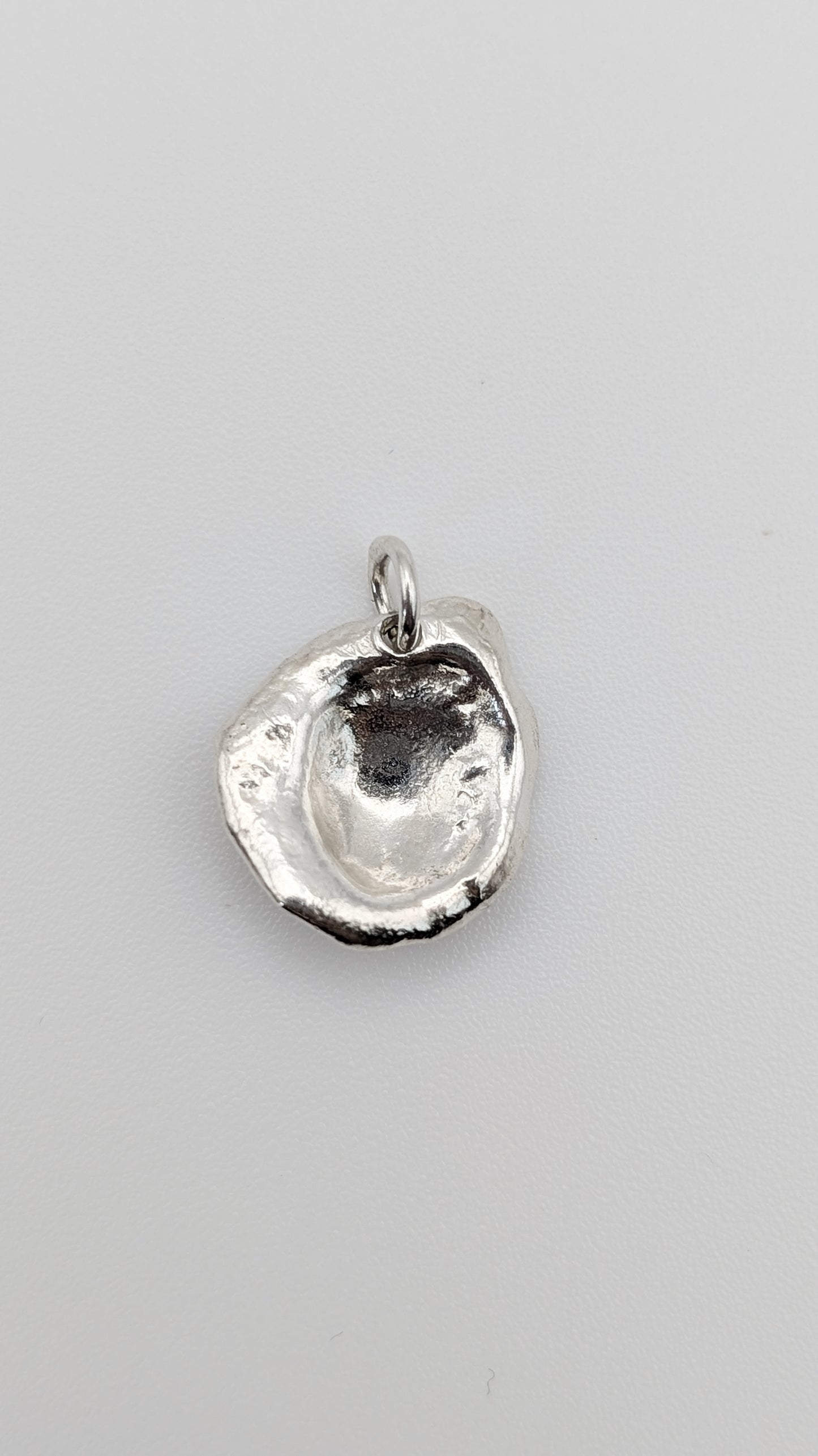 Water Cast Sterling Silver Pendant #3