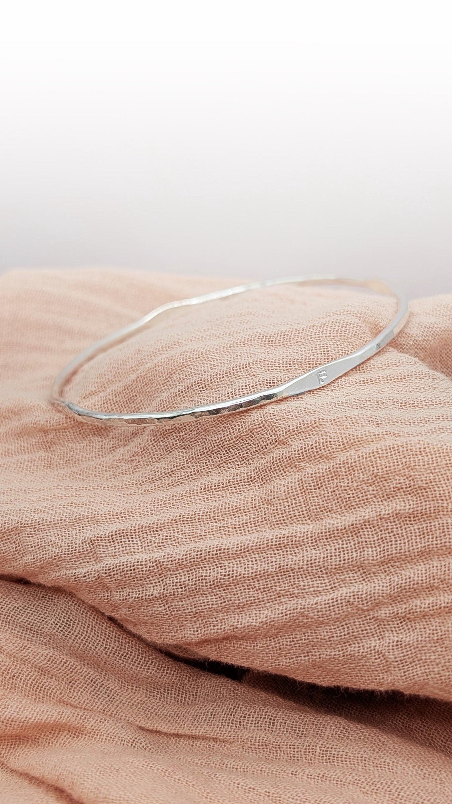 Personalised Signet Sterling Silver Bangle