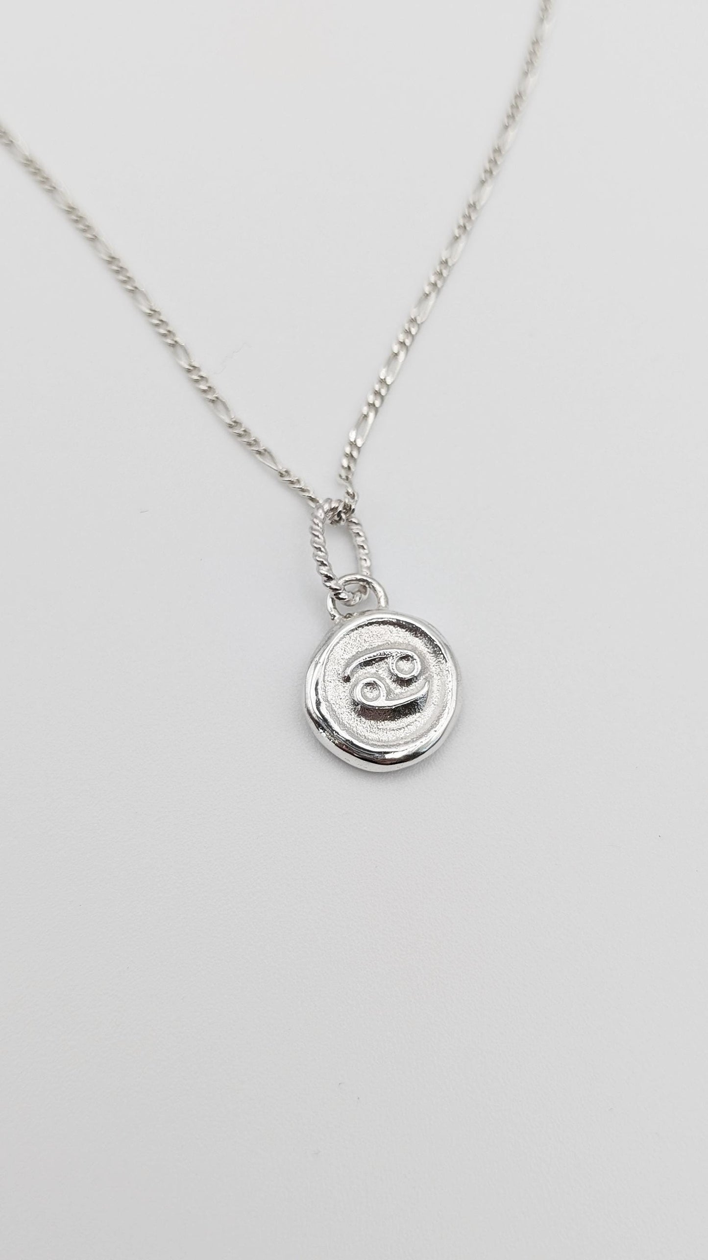 Star Sign Zodiac Personalised Pendant Necklace ~ Solid Sterling Silver, 9ct 18ct Gold ~ birthday gift, best friend gift, sun sign
