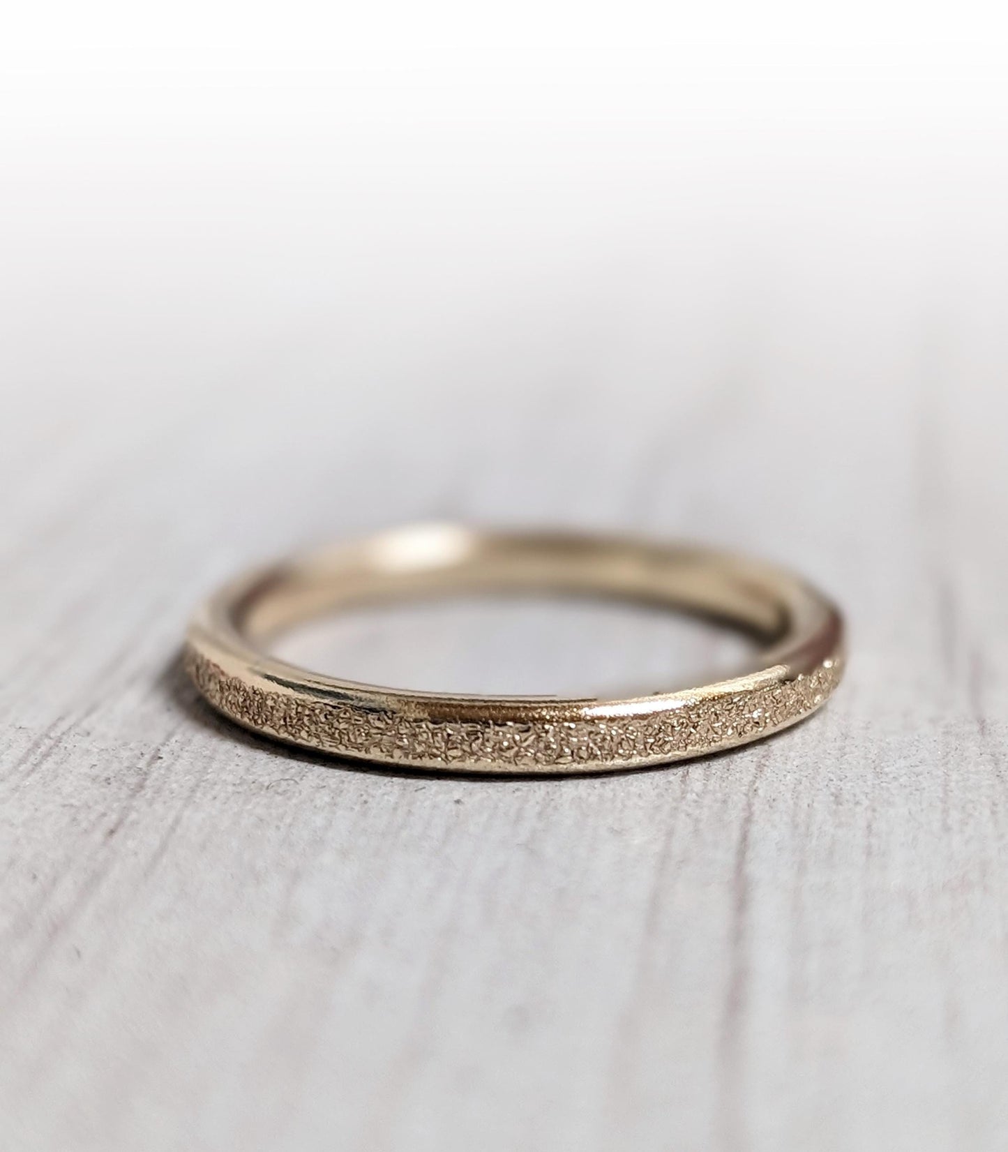 Solid 9ct Gold Stacking Rings Set ~ stackable, recycled gold, engagement, wedding, textured