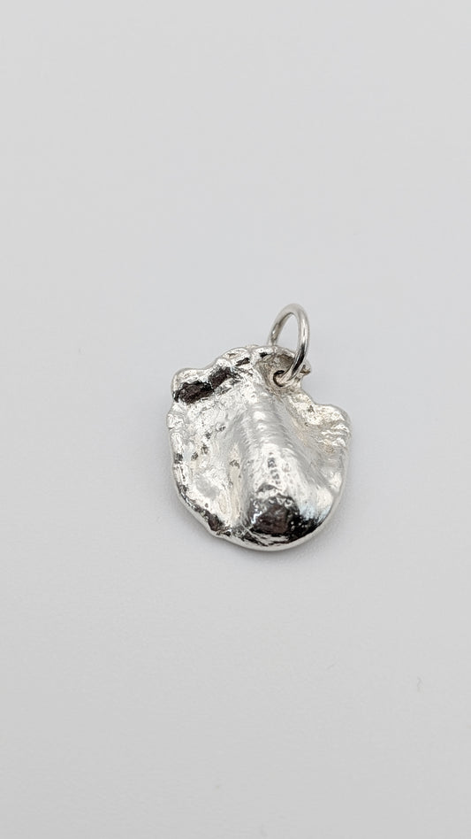 Water Cast Sterling Silver Pendant #1