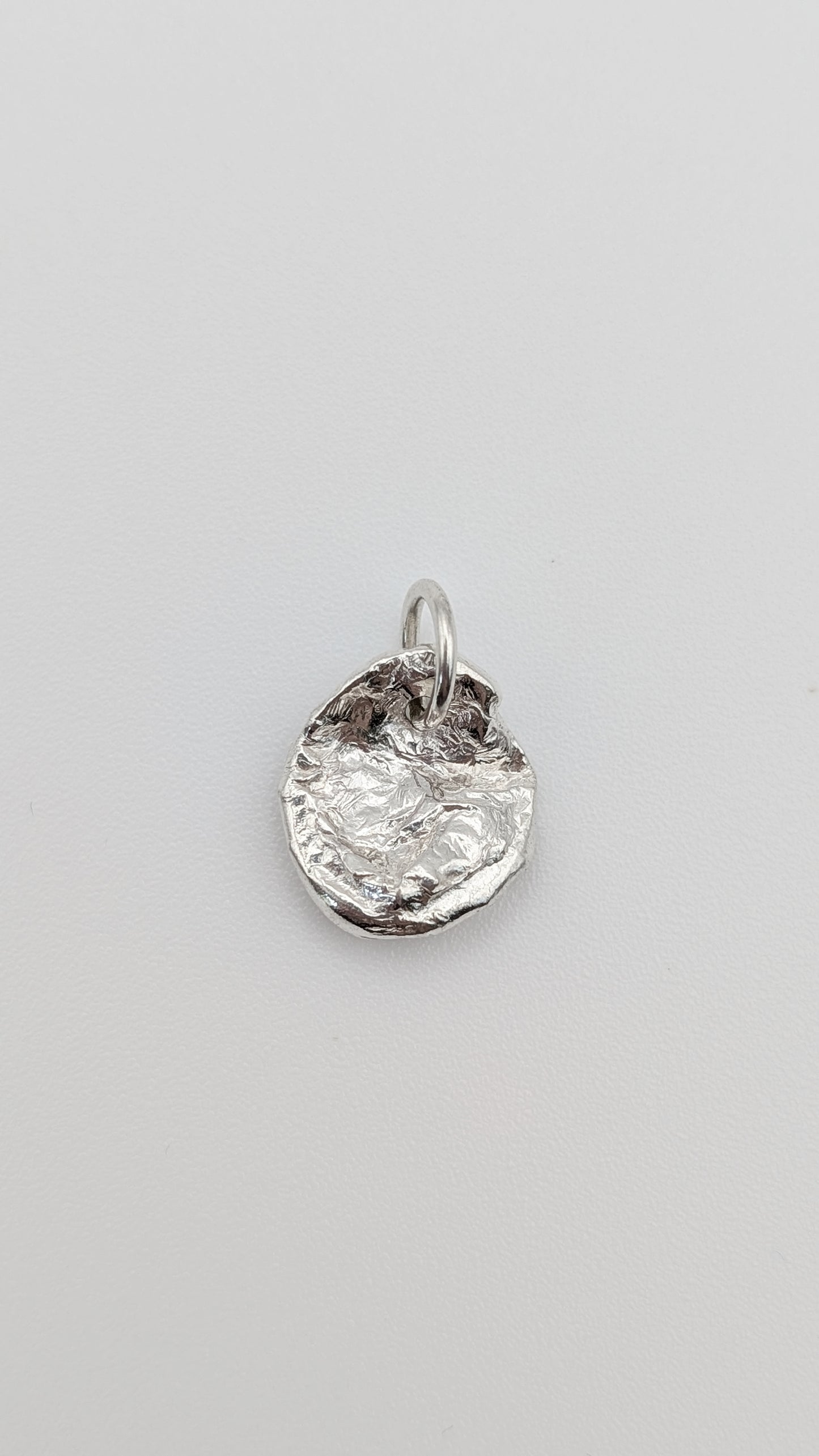 Water Cast Sterling Silver Pendant #2