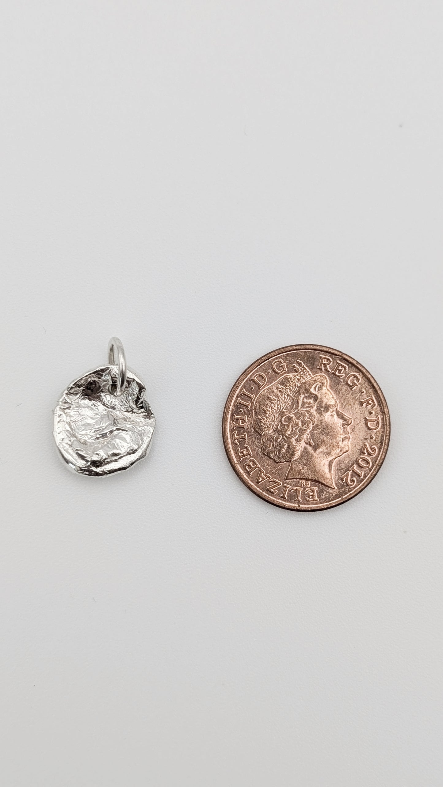 Water Cast Sterling Silver Pendant #2