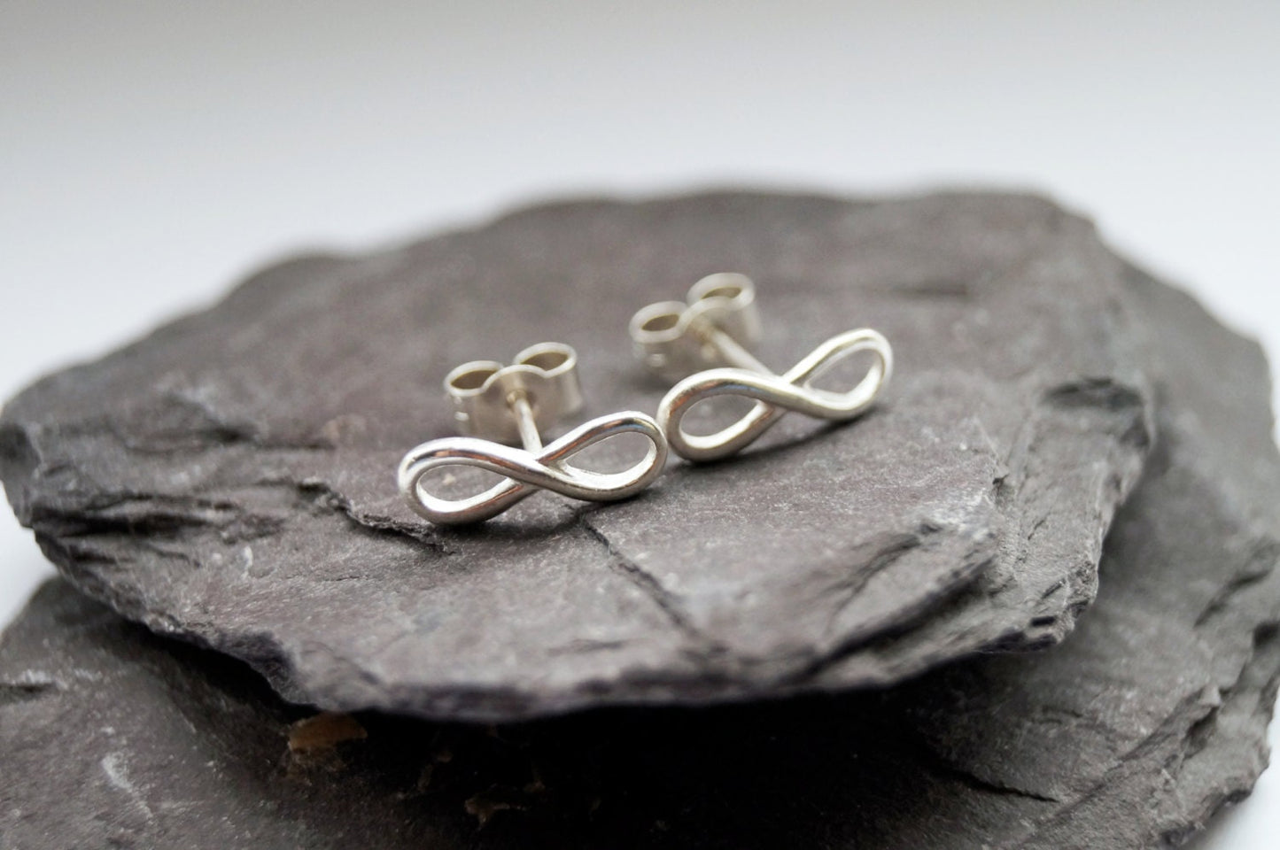 Infinity Sterling Silver Earrings