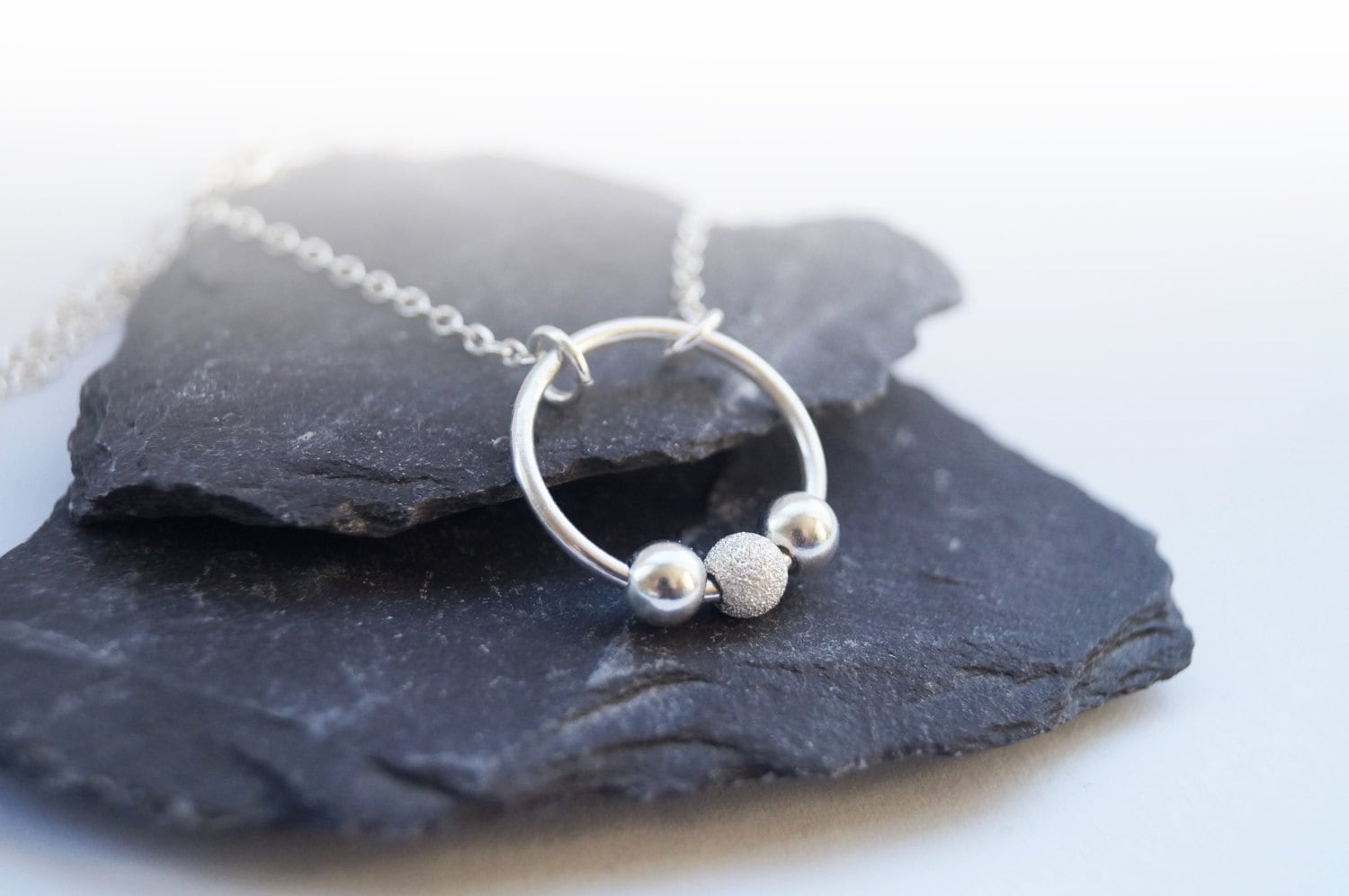 Fidget Ring The Sterling Silver Fidget Necklace