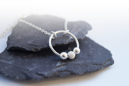 Fidget Ring The Sterling Silver Fidget Necklace
