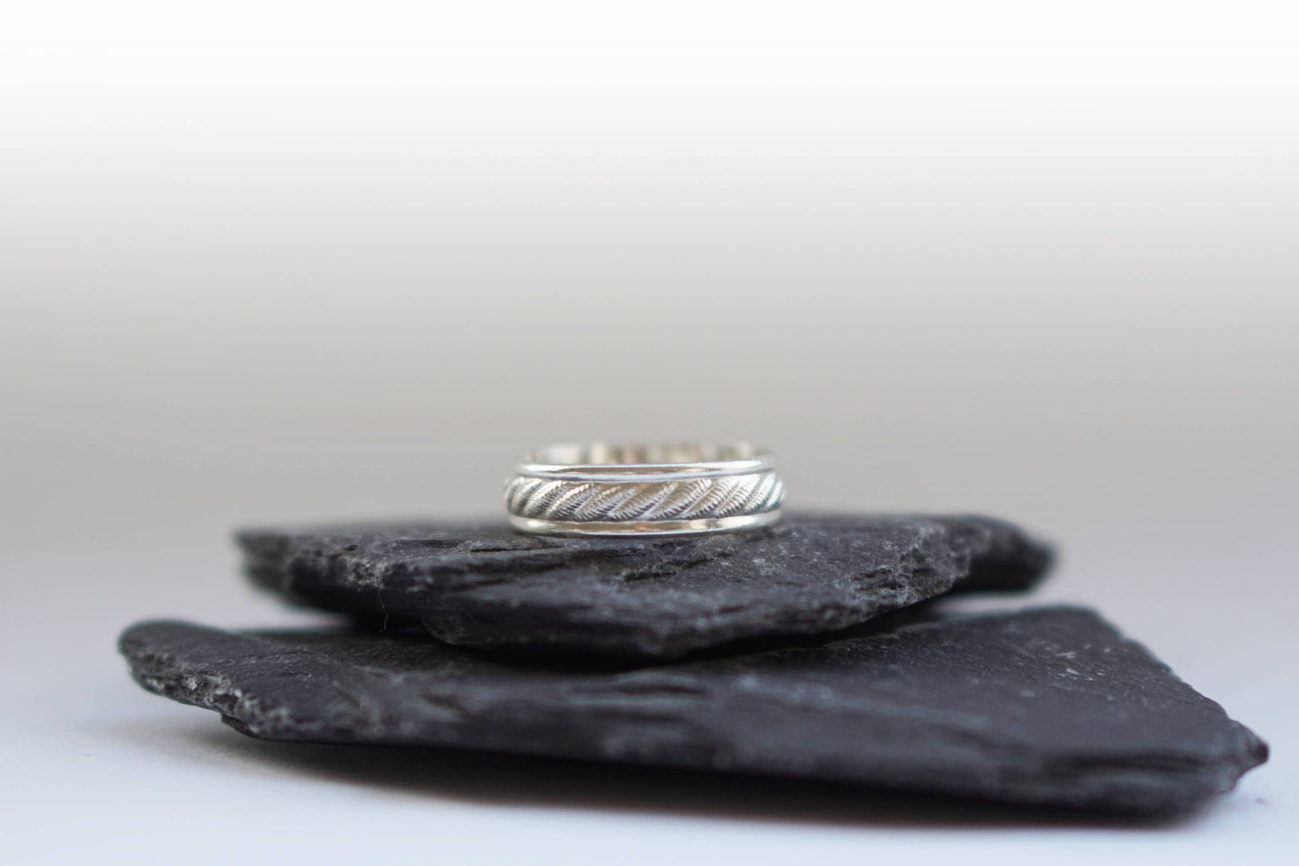 Weave Textured Medium Sterling Silver Band ~ ring, silver ring, unisex ring, men's ring, band, eternity ring, statement ring, stacking ring