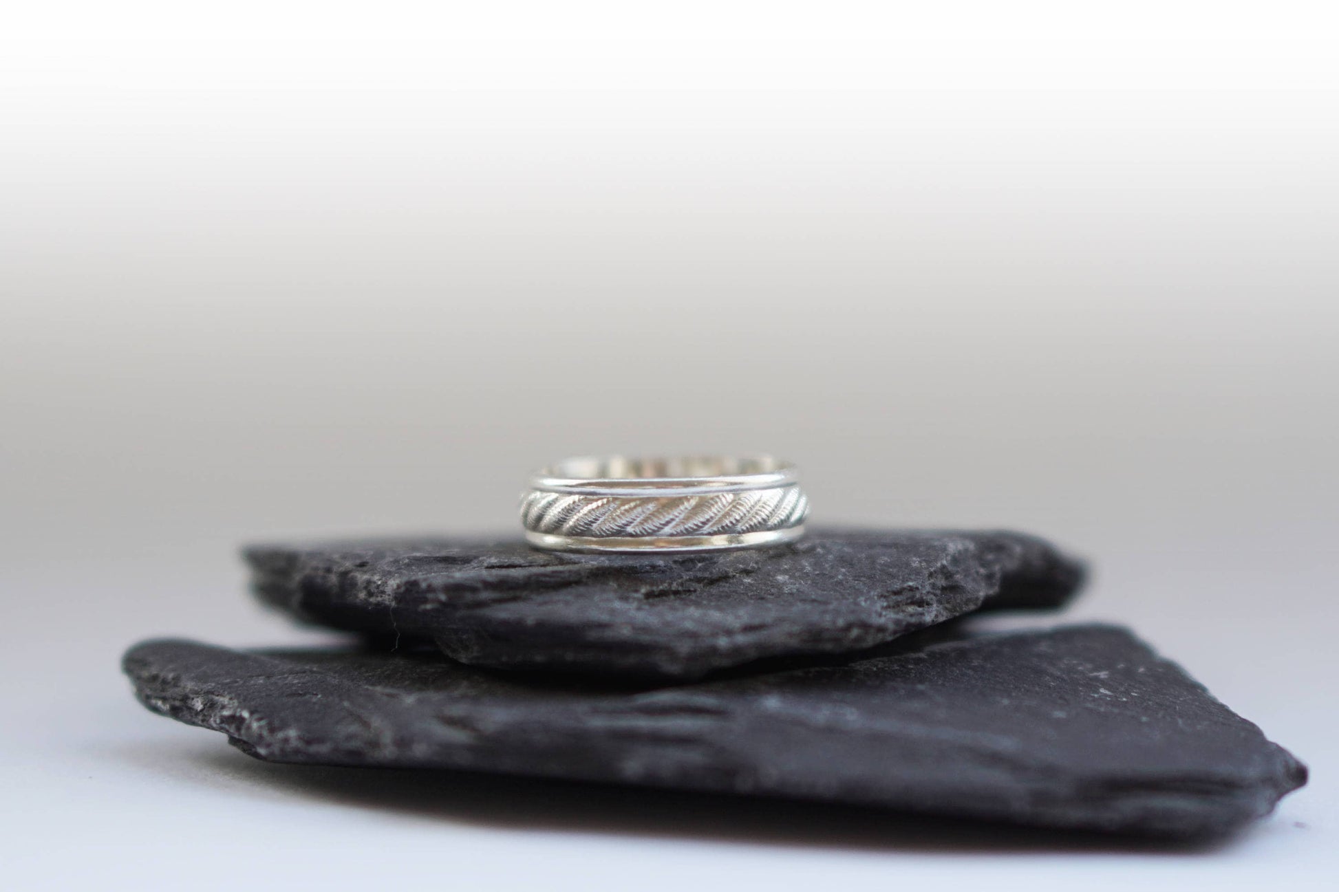 Weave Textured Medium Sterling Silver Band ~ ring, silver ring, unisex ring, men's ring, band, eternity ring, statement ring, stacking ring