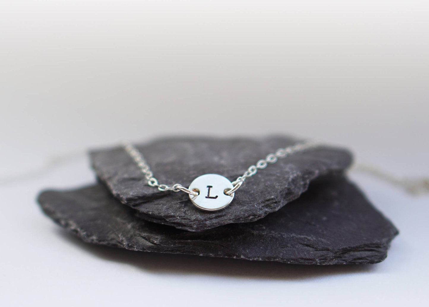Personalised Sterling Silver Monogram Initial Necklace