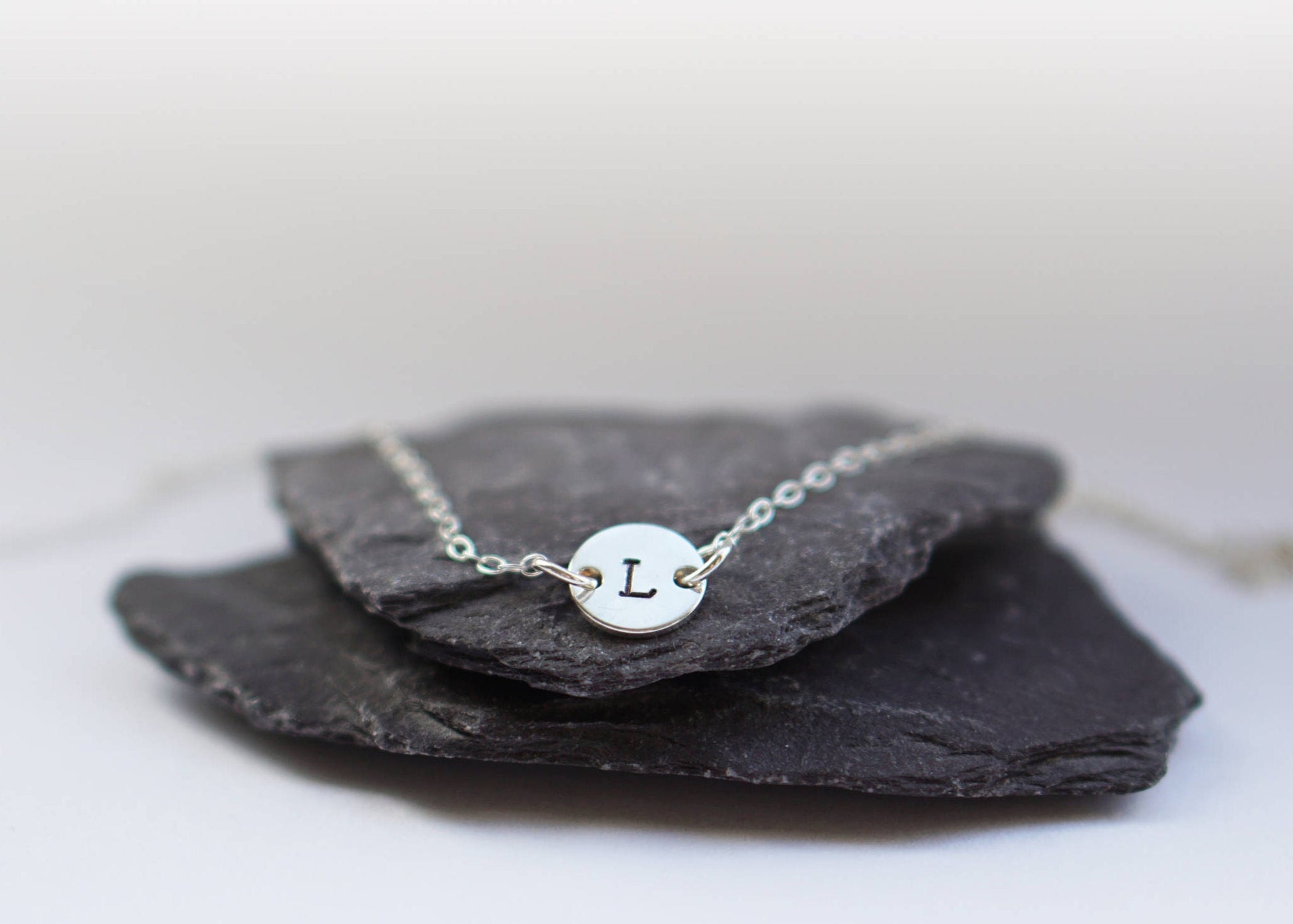 Personalised Sterling Silver Monogram Initial Necklace