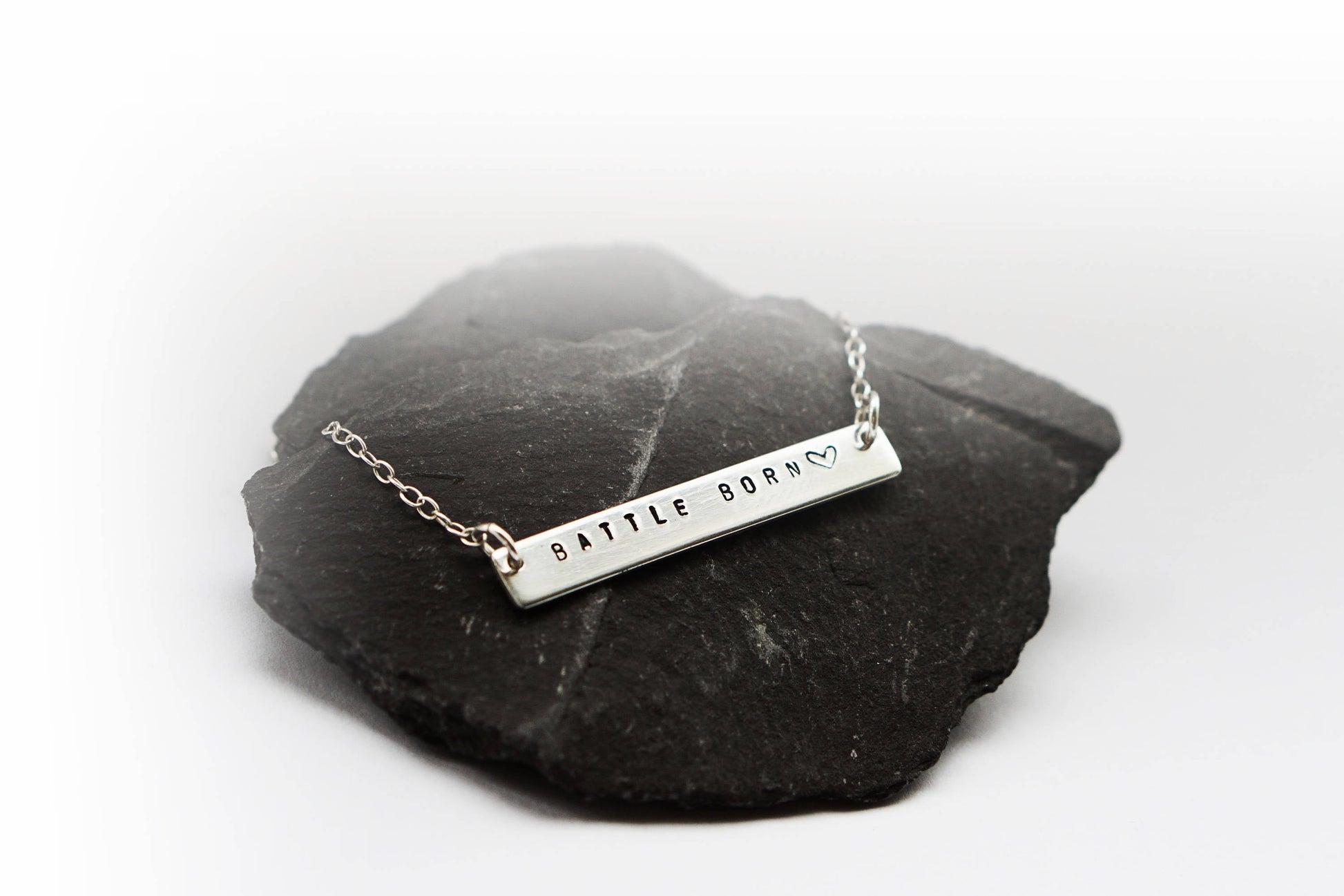 Engraved Personalised Sterling Silver Bar Necklace ~ , bridesmaid, wedding, best friend, birthday gift, stocking filler, name necklace