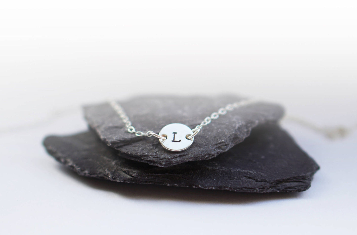 Personalised Sterling Silver Monogram Initial Necklace