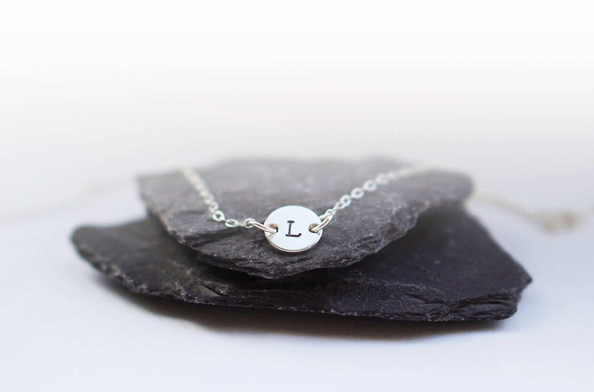 Personalised Sterling Silver Monogram Initial Necklace
