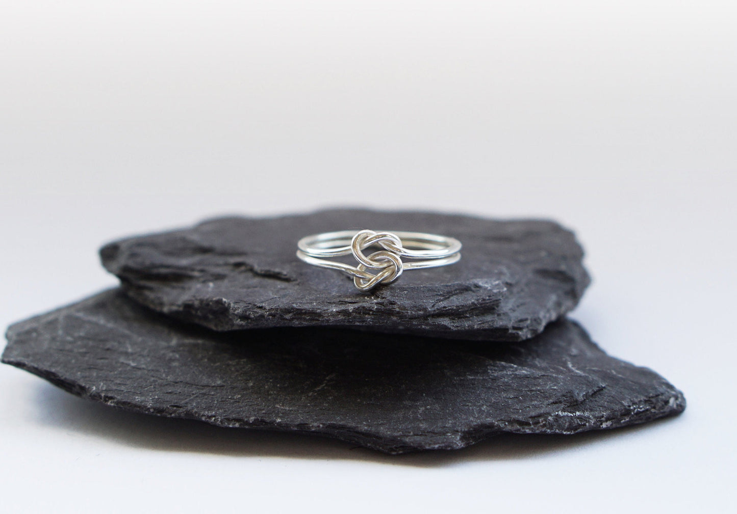 Recycled Sterling Silver Double Knot Ring