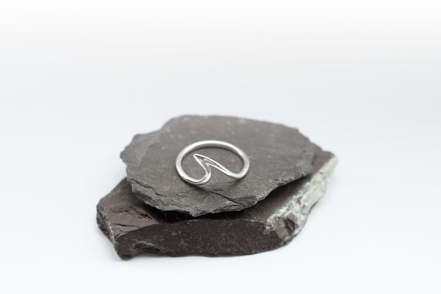 Recycled Sterling Silver Minimal Wave Ring