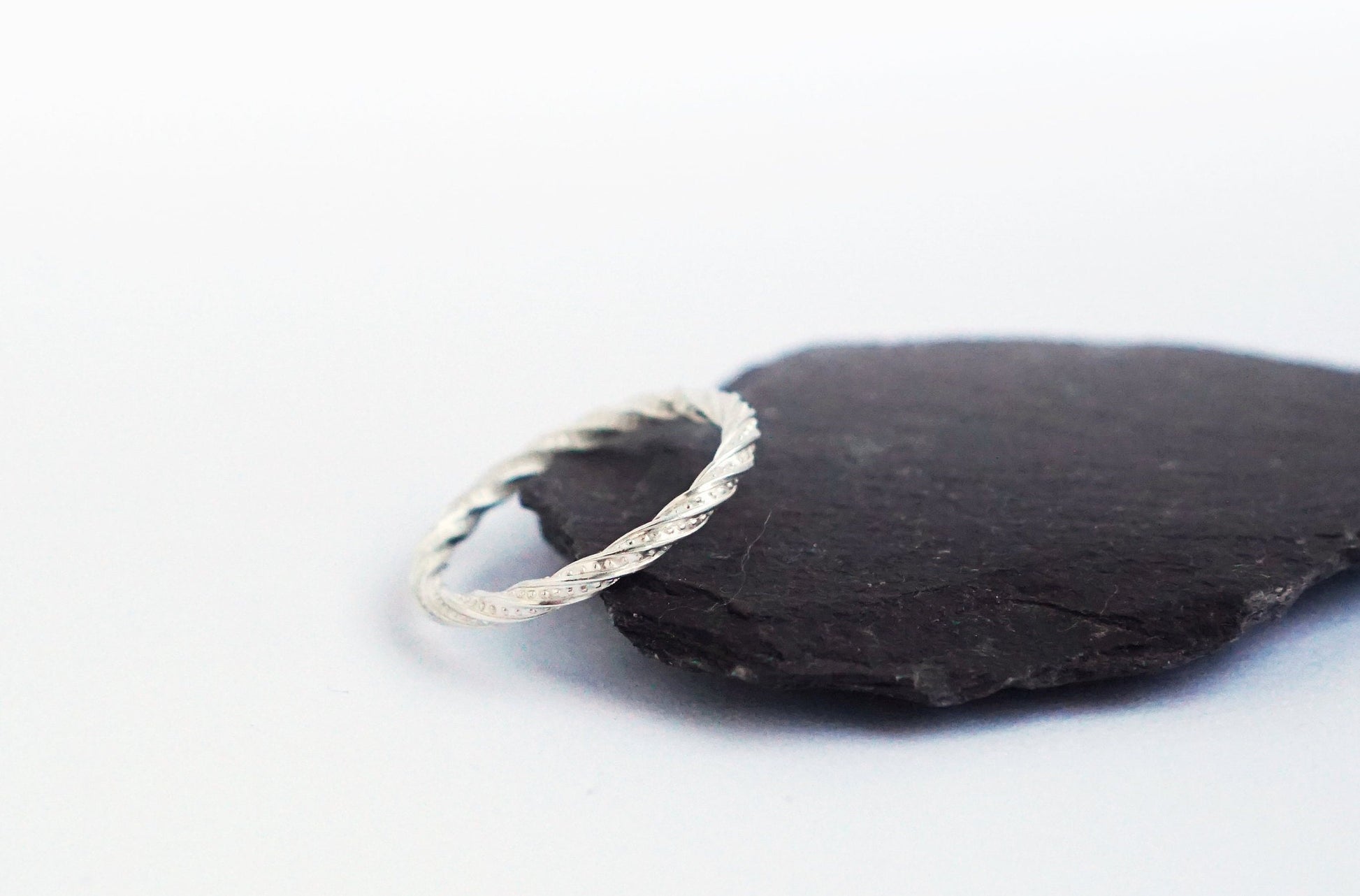 Twisted Sterling Silver Ring ~ stackable, textured ring, statement, modern, minimal, gifts for her, birthday, stacking