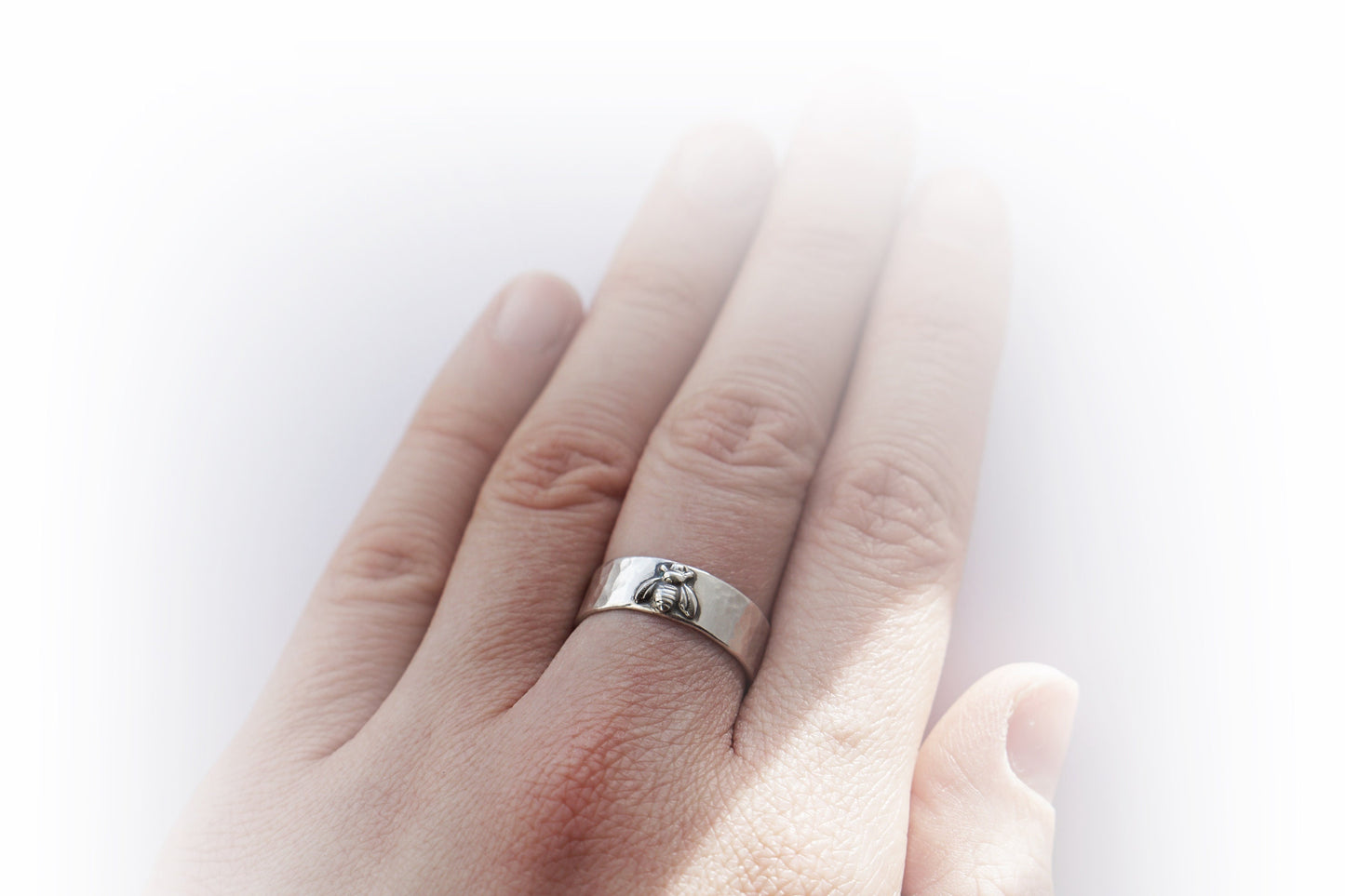 Honey Bee Sterling Silver Ring