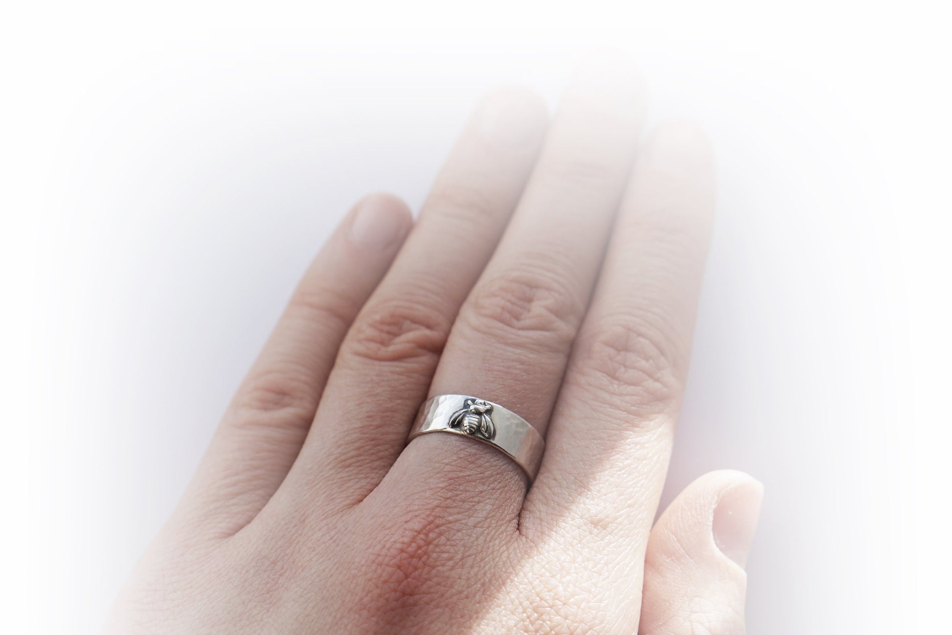 Honey Bee Sterling Silver Ring