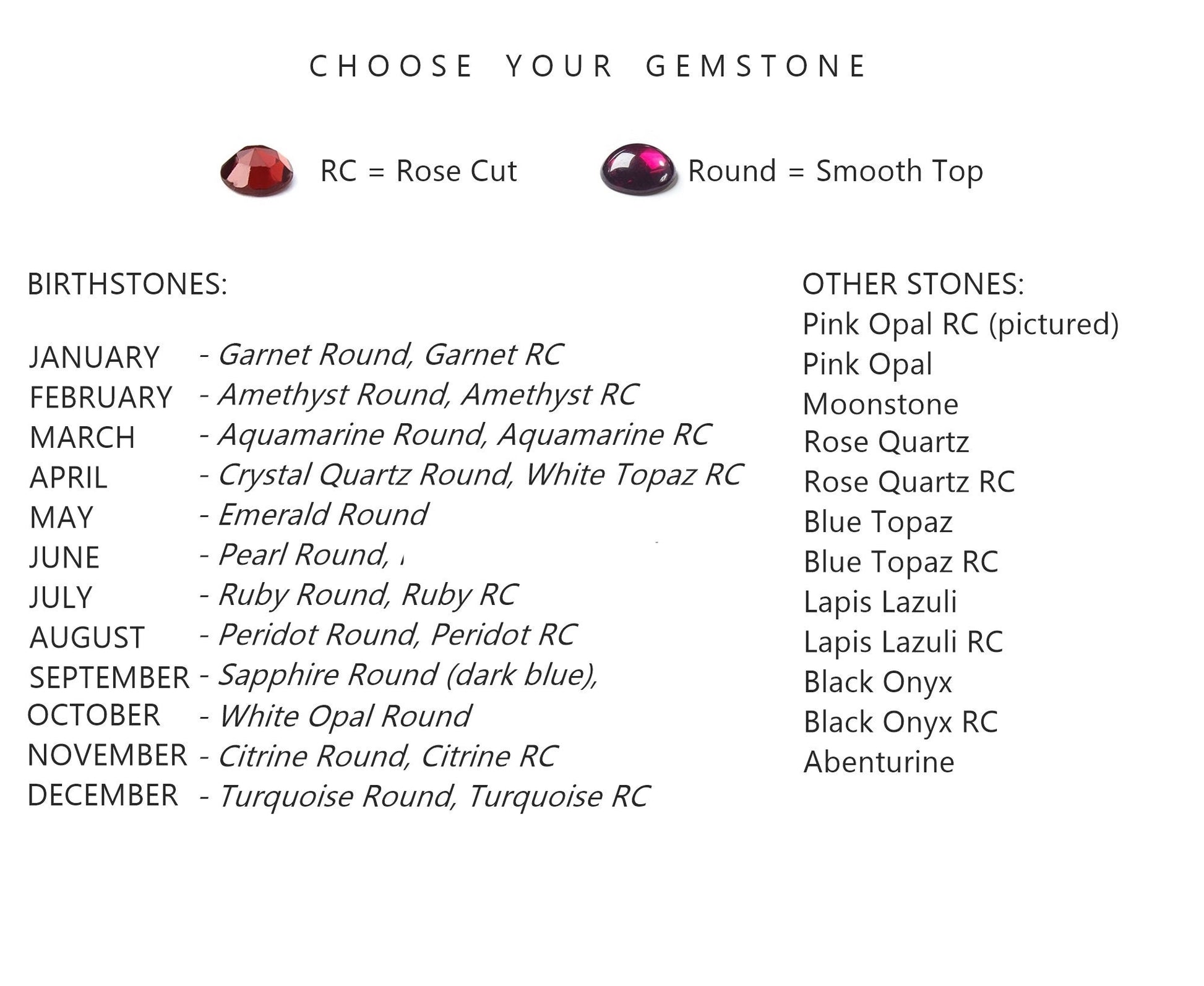 Personalised Birthstone Heart Sterling Silver Stack