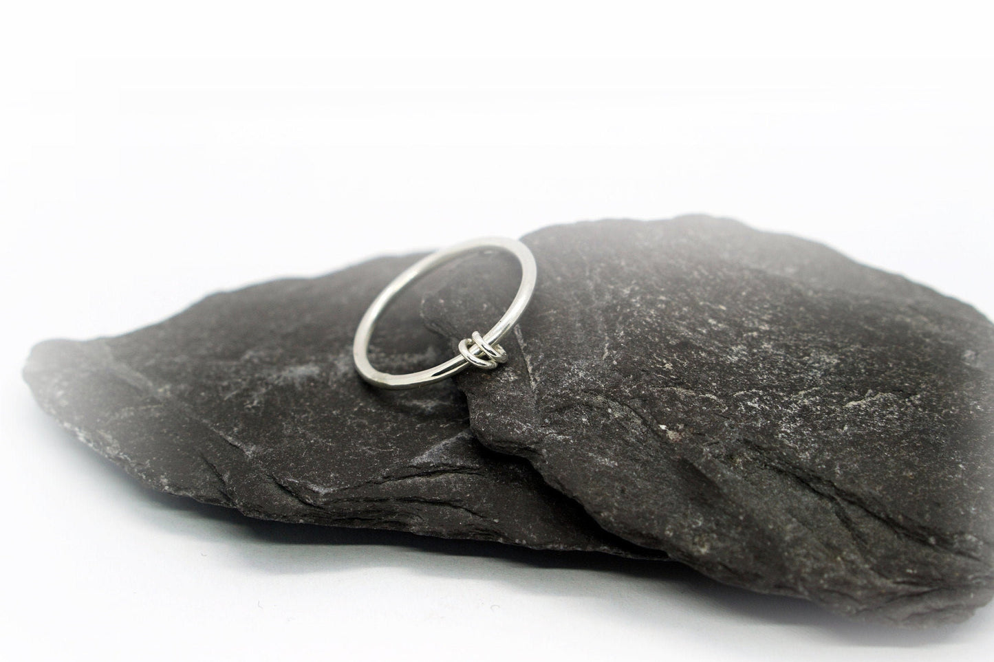 Fidget Links Recycled Sterling Silver Rings