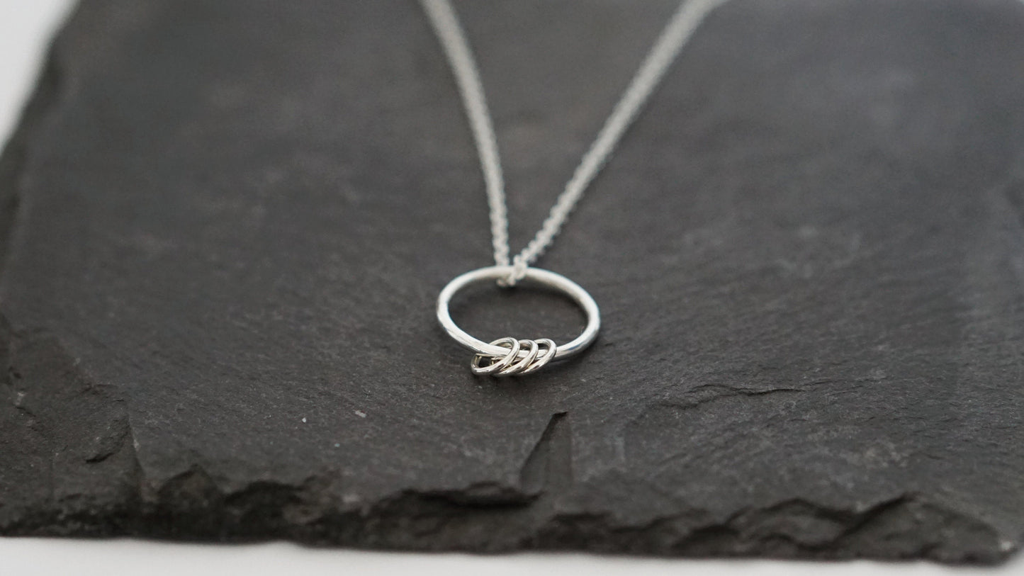 Fidget Links Sterling Silver Necklace
