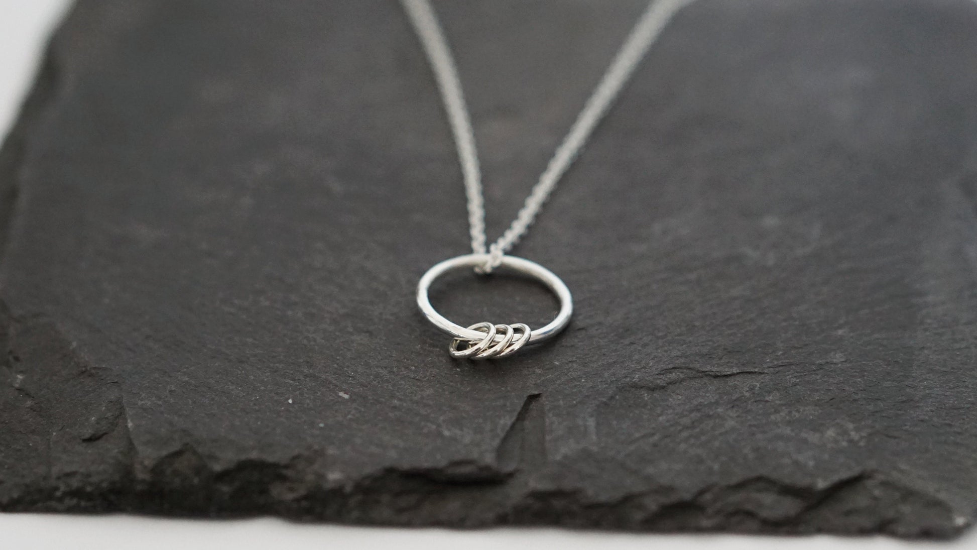 Fidget Links Sterling Silver Necklace