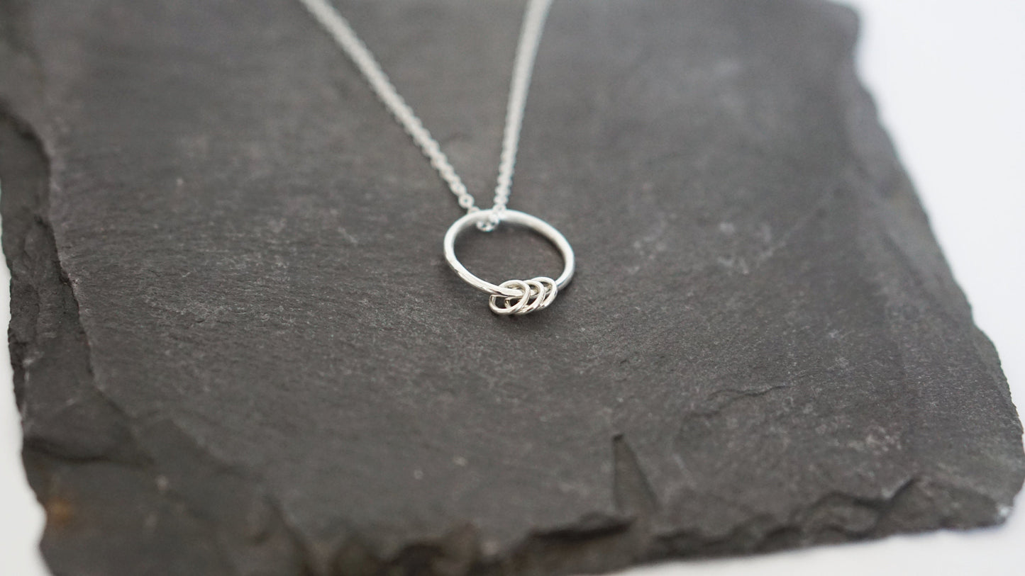 Fidget Links Sterling Silver Necklace