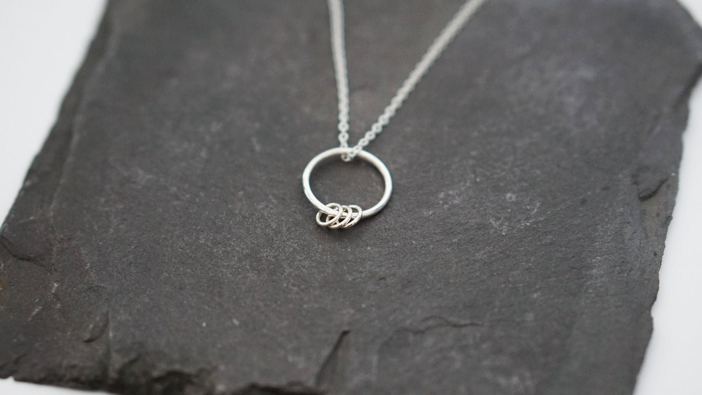 Fidget Links Sterling Silver Necklace