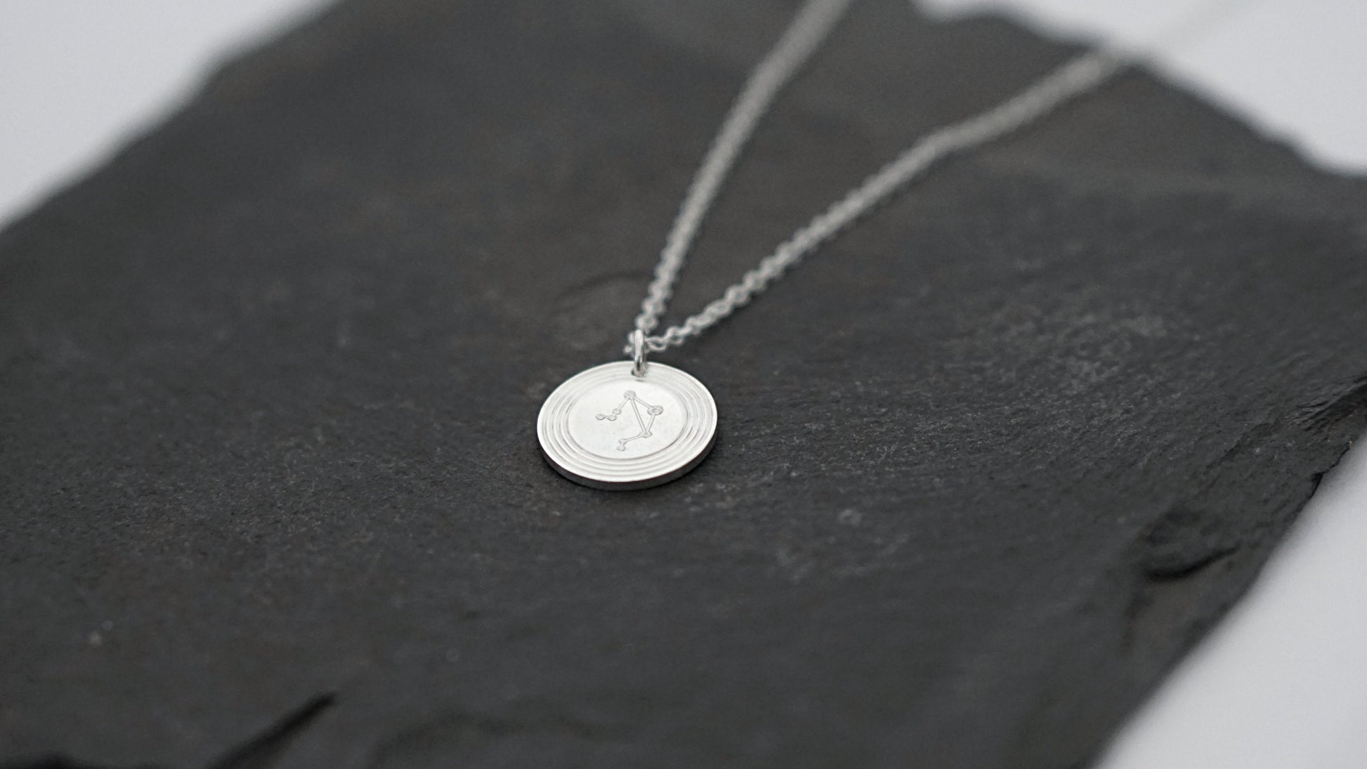 Zodiac Constellation Personalised Sterling Silver Necklace