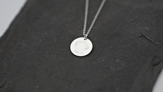 Dog Ears Personalised Sterling Silver Necklace