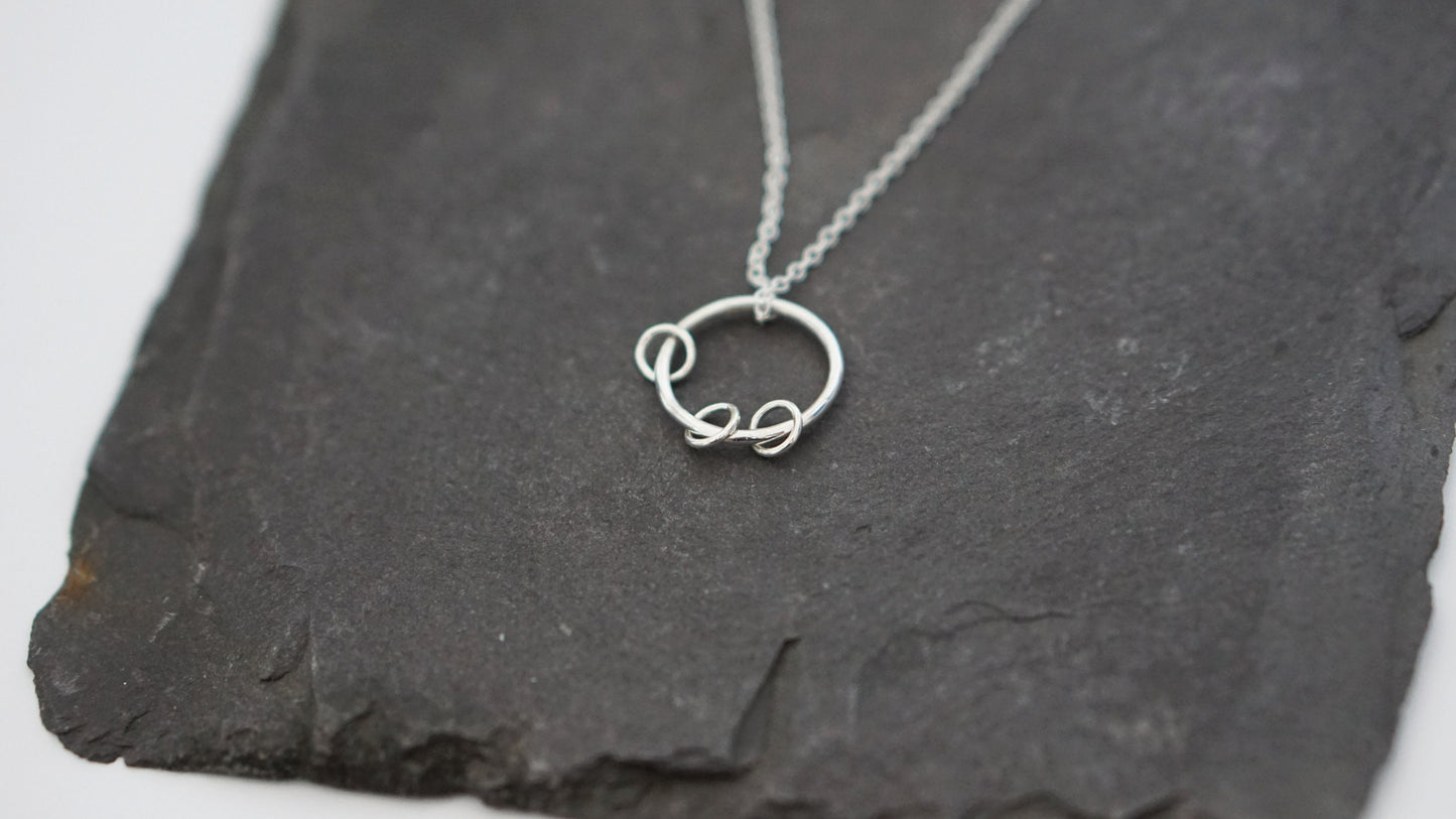 Fidget Links Sterling Silver Necklace