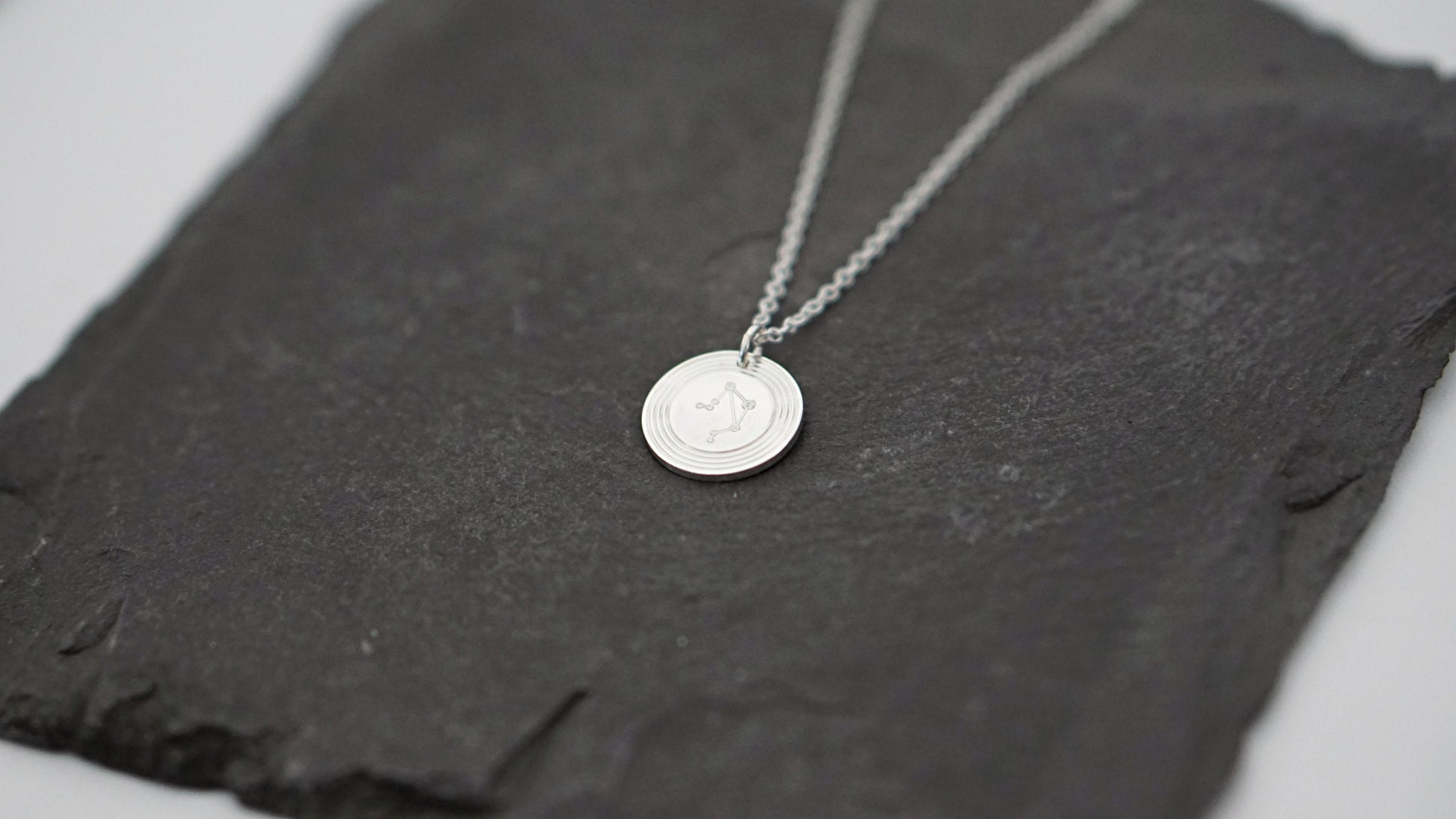Zodiac Constellation Personalised Sterling Silver Necklace