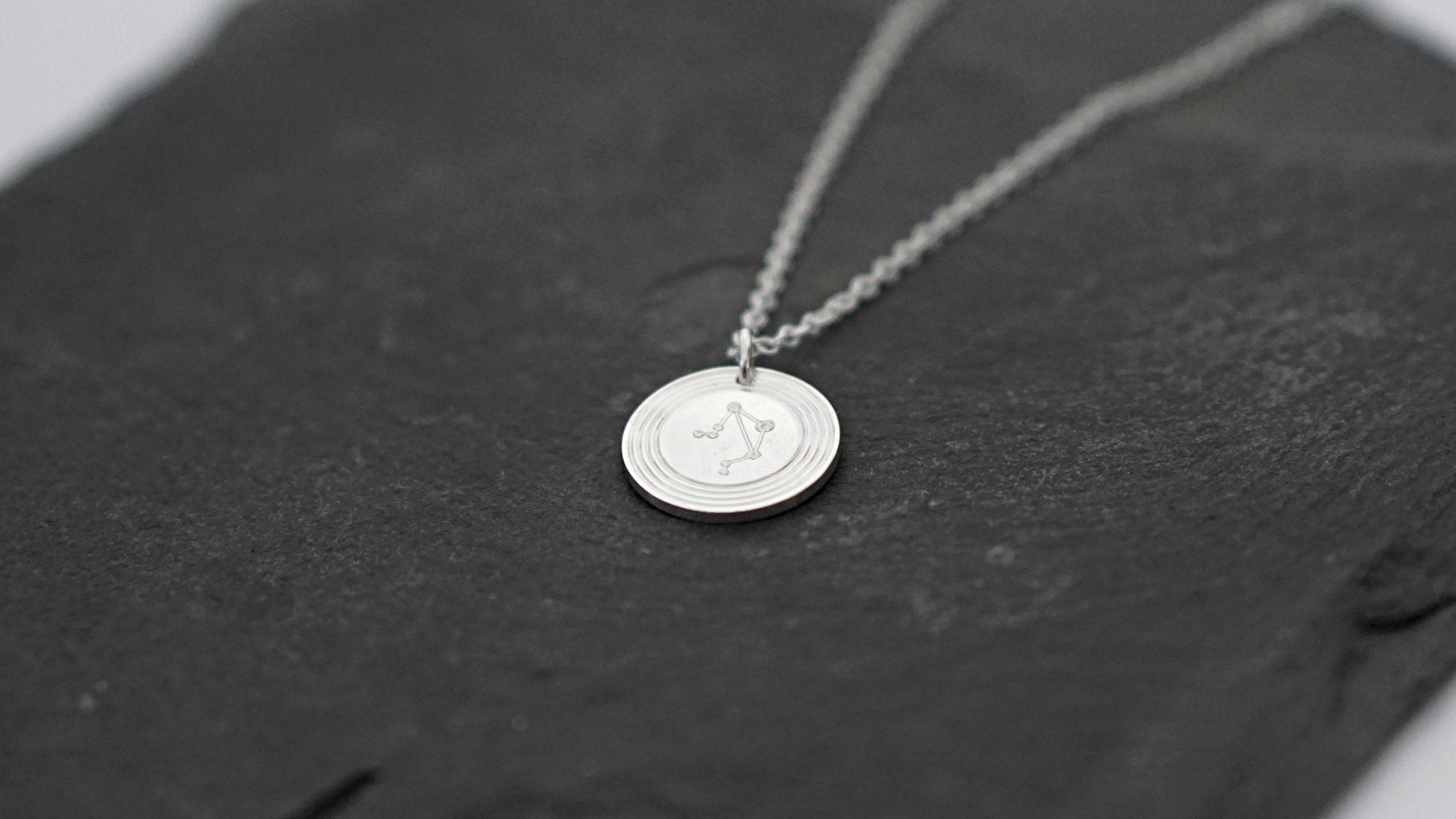 Zodiac Constellation Personalised Sterling Silver Necklace