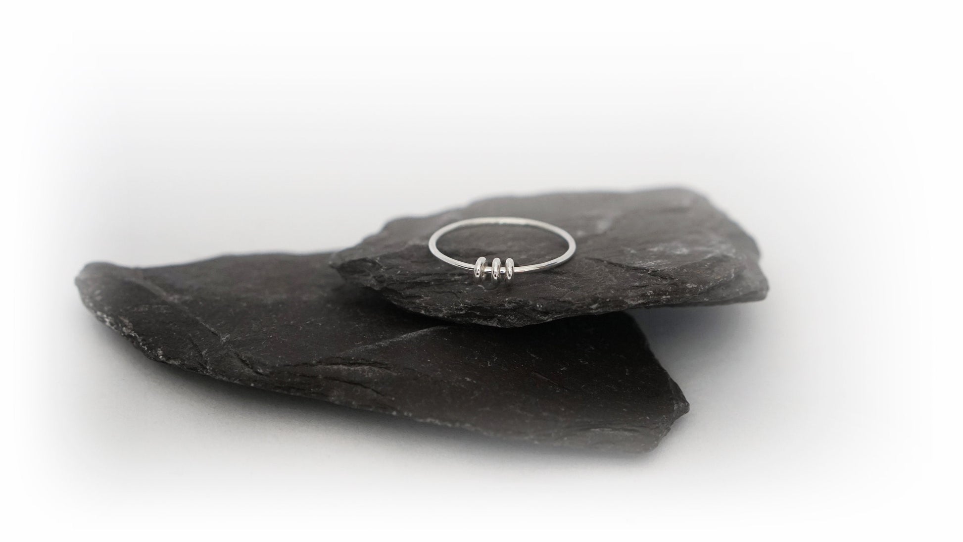 Little Doughnuts Fidget Ring Sterling Silver