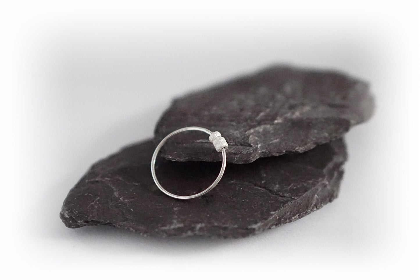 Little Frosted Doughnuts Fidget Ring Sterling Silver