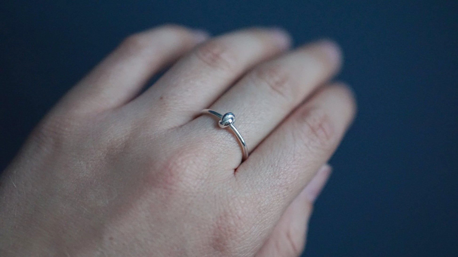 Knot Fidget Ring Sterling Silver