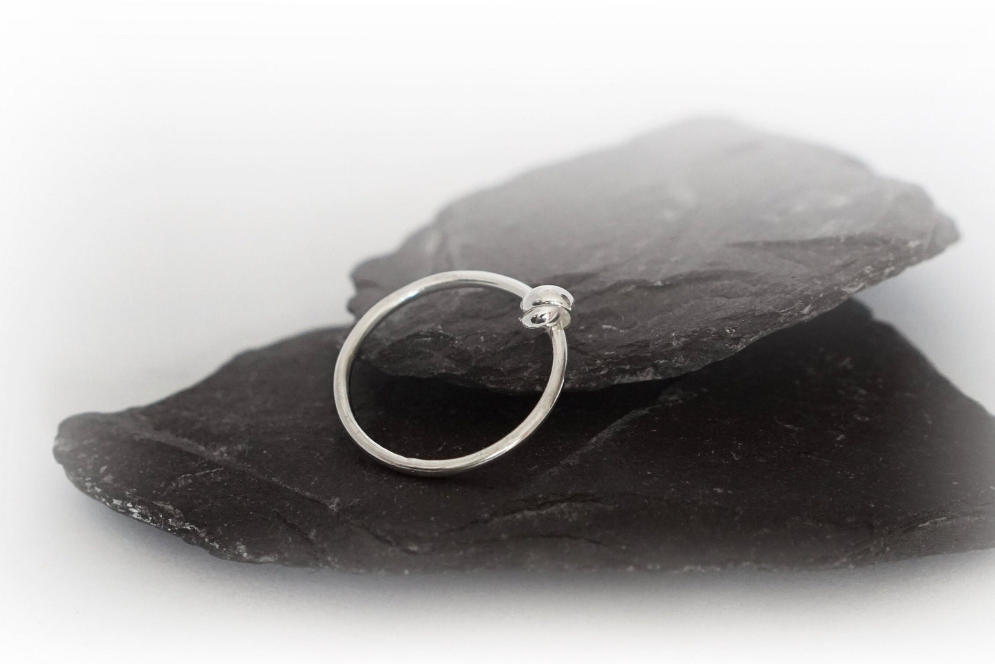 Knot Fidget Ring Sterling Silver