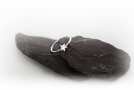 Star Fidget Ring Sterling Silver