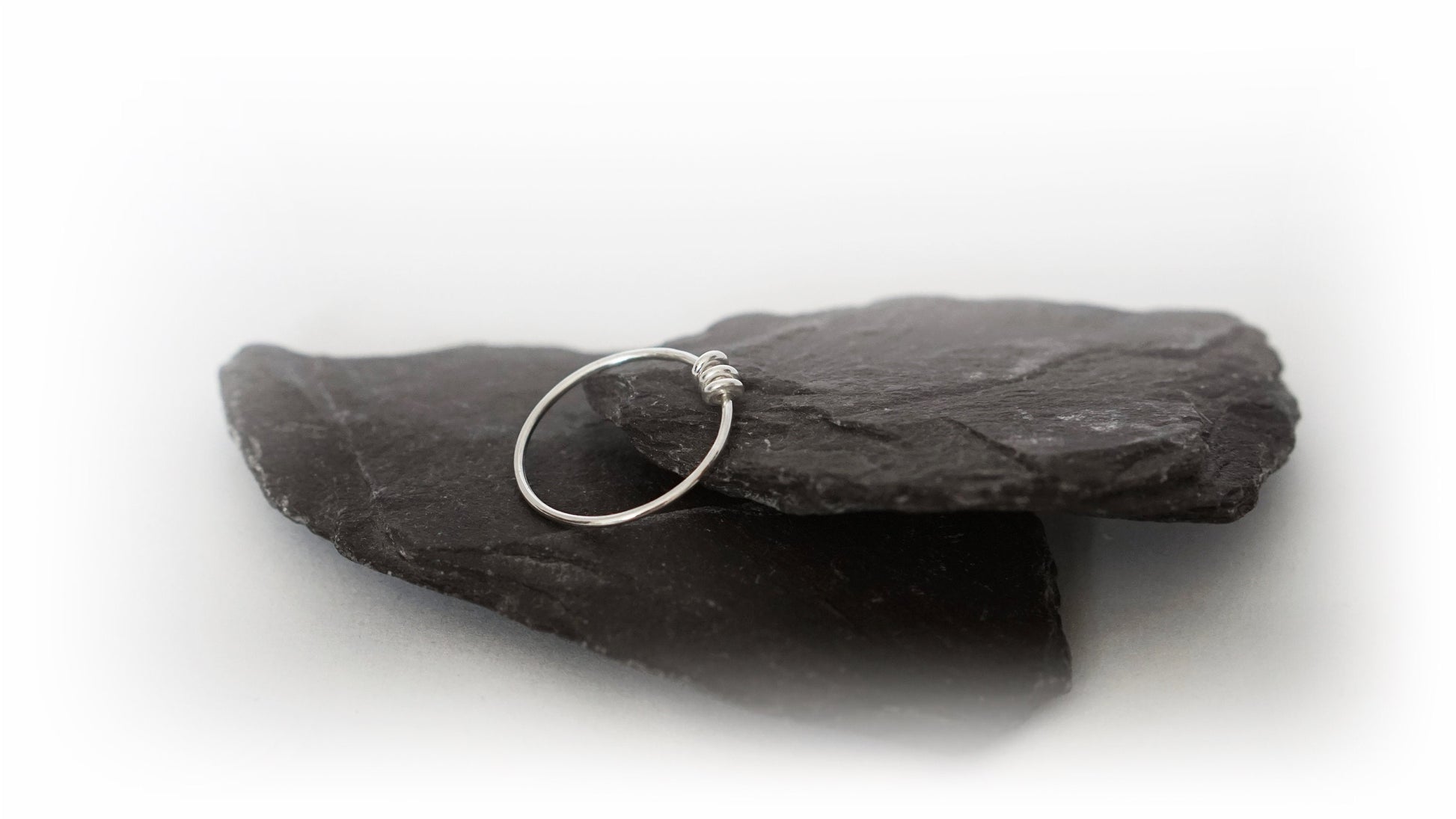 Little Doughnuts Fidget Ring Sterling Silver