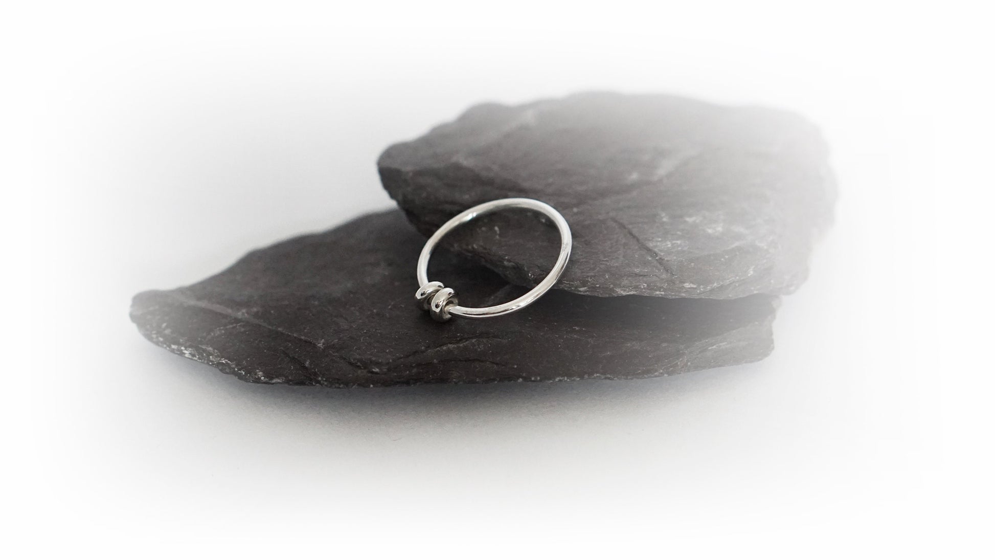 Doughnuts Fidget Ring Sterling Silver