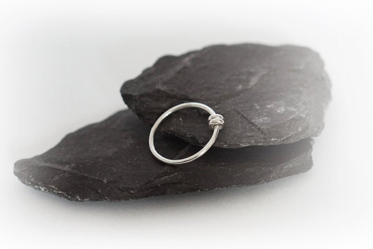 Doughnuts Fidget Ring Sterling Silver