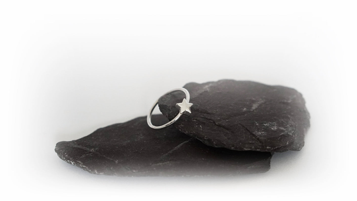 Star Fidget Ring Sterling Silver