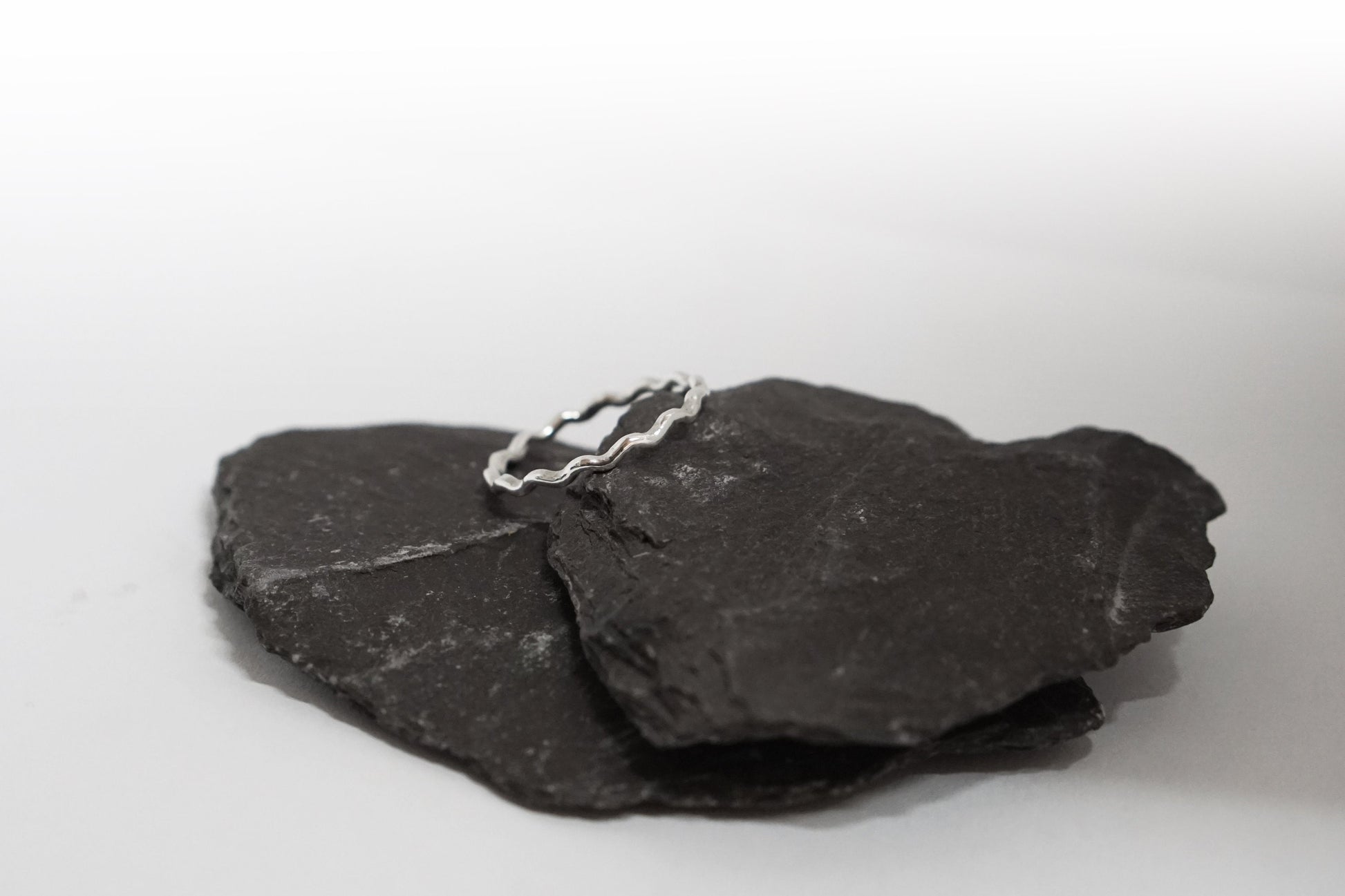 Wave Sterling Silver Stacking Ring ~ stacking ring, recycled silver, stackable