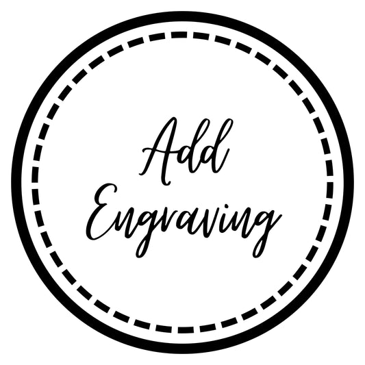 Add Engraving - Curious Owl rings only! For wide bands.