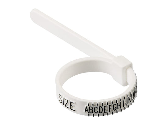 Ring Sizer ~ Plastic UK Ring Size Guage