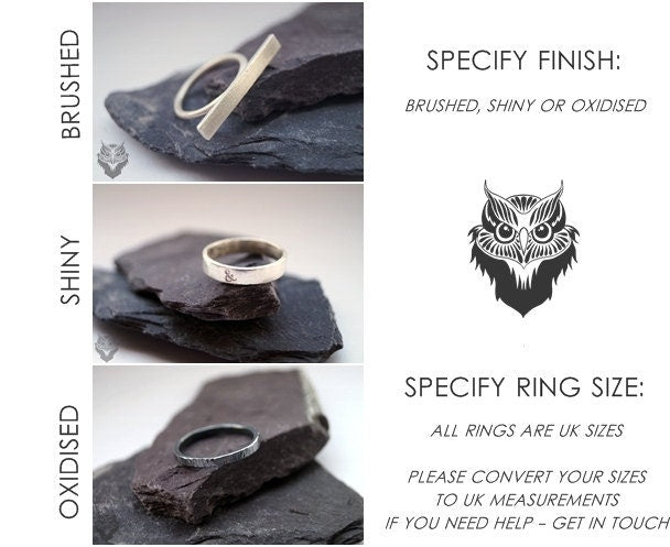 Weaved Band Sterling Silver Ring ~ stacking ring
