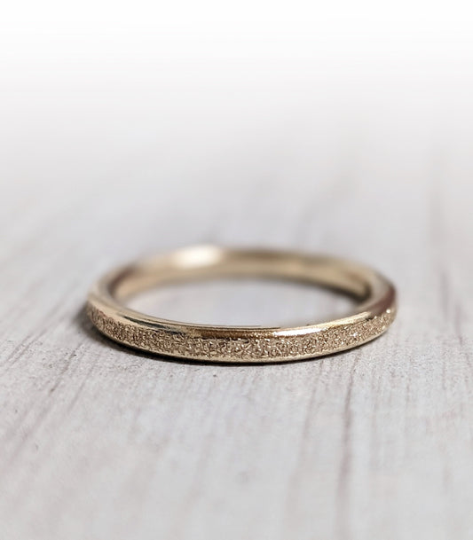 Stardust 9ct Recycled Gold Band Ring