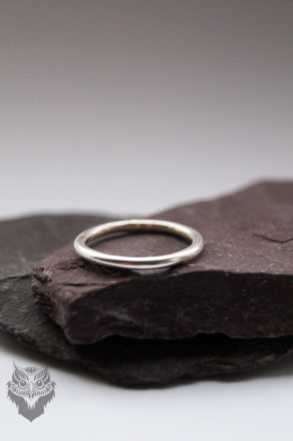 Recycled Sterling Silver Simple Band Ring