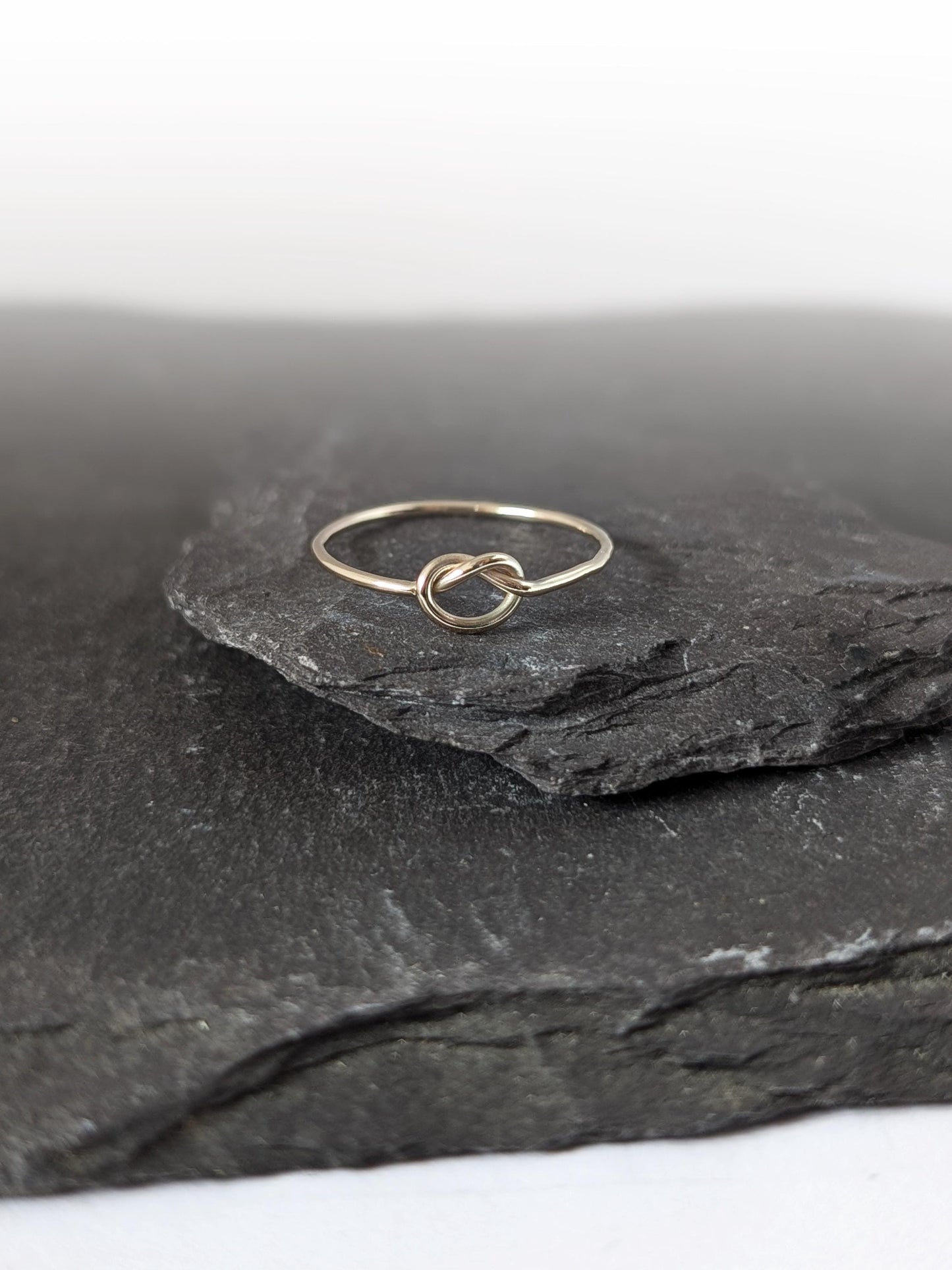 Infinity Knot Solid 9ct Gold Ring