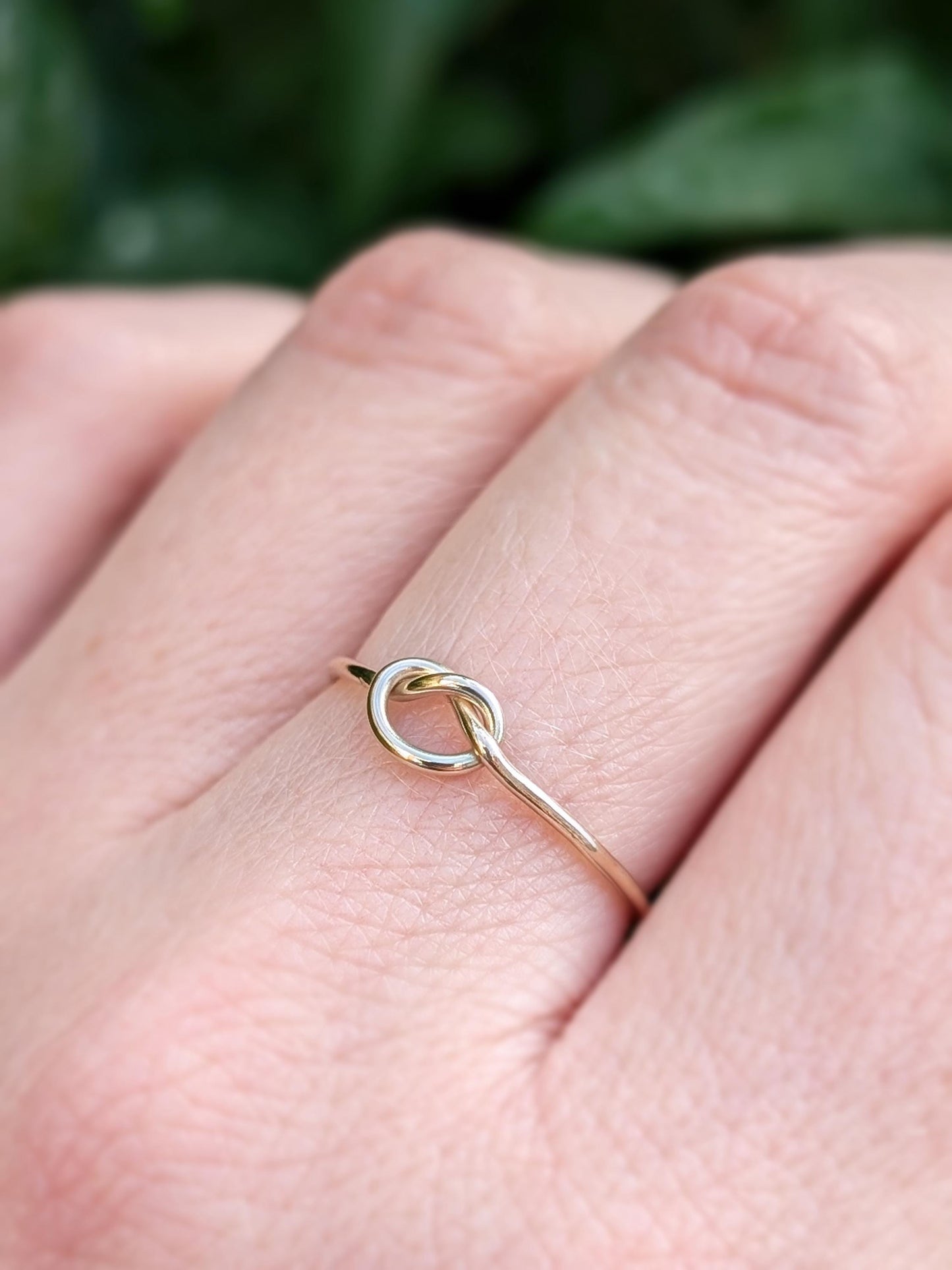 Infinity Knot Solid 9ct Gold Ring